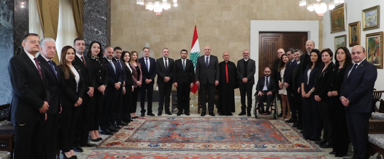 الرئيس عون استقبل رئيسي جامعة الحكمة والجامعة اللبنانية