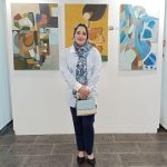 الفنانة لمياء شرود تتألق في معرض جماعي بالمكتبة الوسائطية لمسجد الحسن الثاني بالدار البيضاء