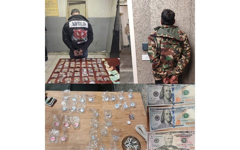 مفرزة استقصاء شرطة بيروت توقف شخصَين بجرم مخدّرات وتضبط كميّة منها.