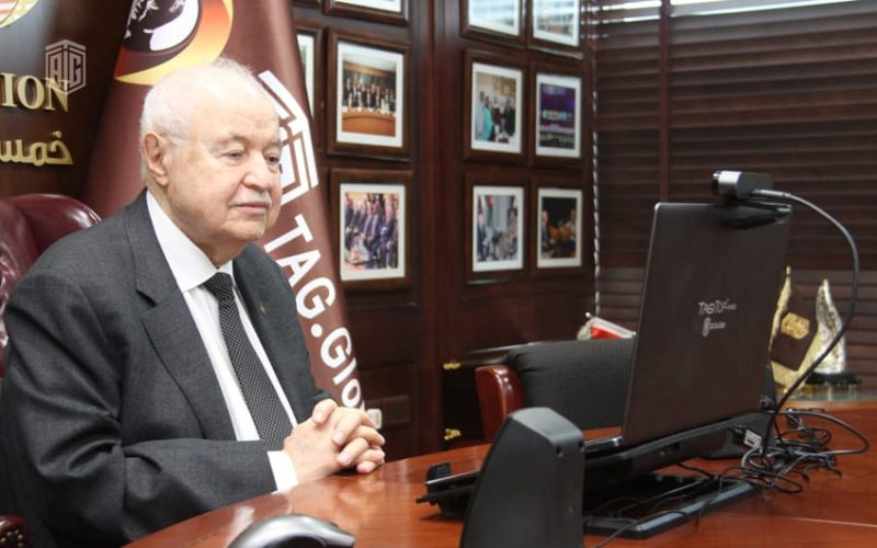 في ظل المرحلة الراهنة من عدم اليقين وتفاقم التحديات على الساحة الدولية  الدكتور أبوغزاله يدعو إلى تجديد الالتزام بأهداف الأمم المتحدة لتعزيز الاستقرار والتعاون السلمي