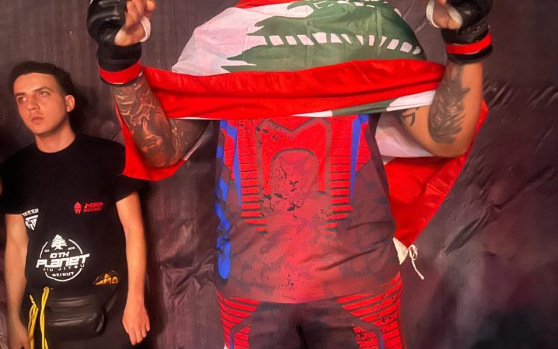 البطل اللبناني عامر عبدالنبي يتوج بالميدالية الذهبية في مصر ويتأهل لبطولة روسيا العالمية