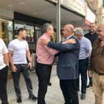 السيد نادر عزام يجول في منطقة ساحة القدس ويلتقي لجنتها والتجار ومخاتير المدينة والشيخ ماهر حمود