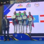 بطولة آسيا بالتايكواندو للفتيان والناشئين بماليزيا ميدالية برونزية للبنانية كاريل ابراهيم