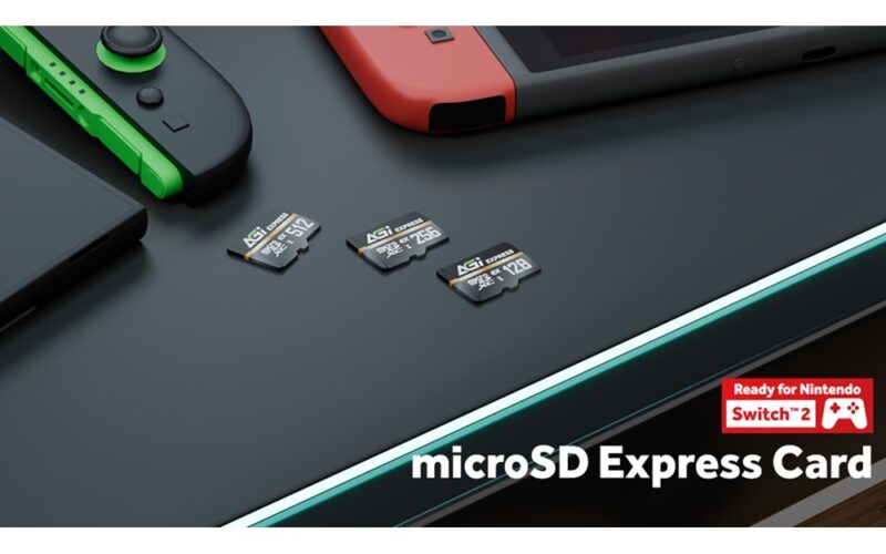 أطلقوا العنان لسرعة اللعب مع بطاقة microSD Express Card TF338 من شركة AGI Technology المصممة خصيصًا لمنصة تشغيل الألعاب Switch