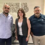 الصيدلي عمر مرجان يستقبل المهندسة آية البلولي