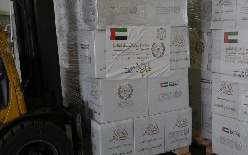عملية “الفارس الشهم 3” تُعلن عن بدء تحميل سفينة “خليفة” الإنسانية لدعم غزة.