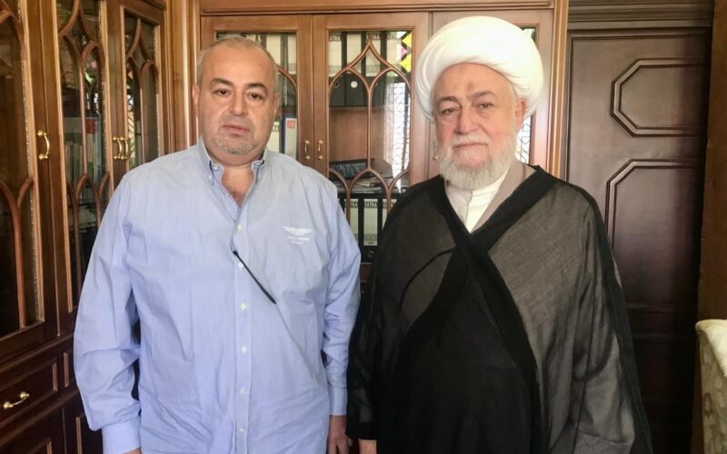 المفتي عسيران يستقبل مدير شركة معطي غروب السيد عامر معطي